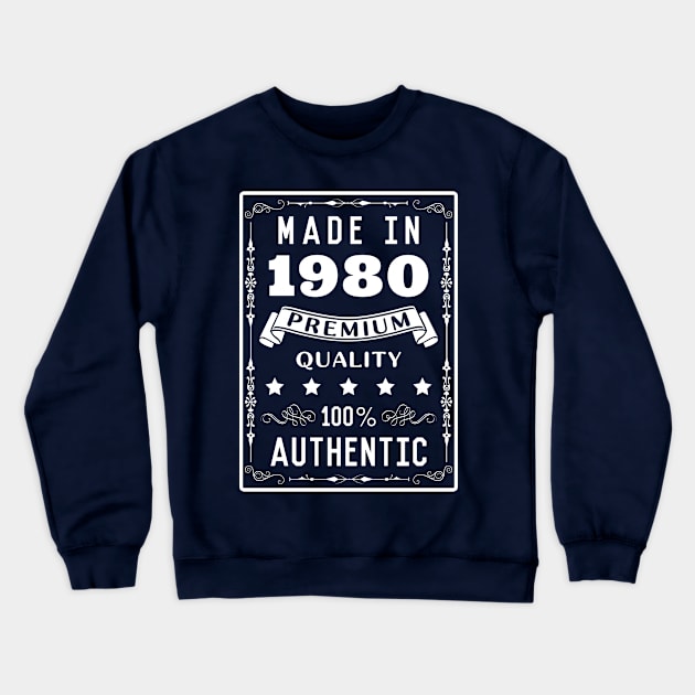 1980 Crewneck Sweatshirt by PallKris